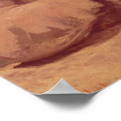 Poster Vieux homme avec un verre de vin (Coin)