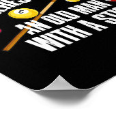 Poster Vieux Homme Billard (Coin)