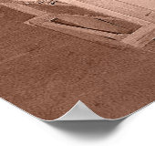 Poster Vieux imprimé de lave (Coin)