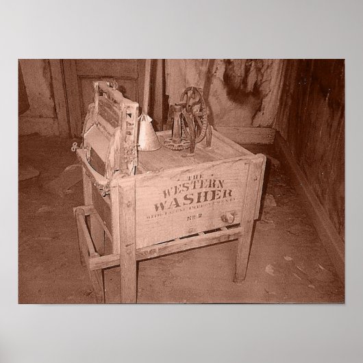 Poster Vieux imprimé de lave (Devant)