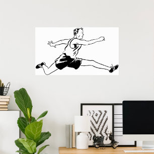Poster Vieux Jours Hurdler