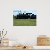 Poster Vieux Locomotive Photo (Cuisine)