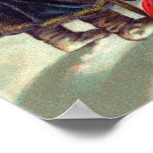 Poster Vieux-Monde Père Noël (Coin)