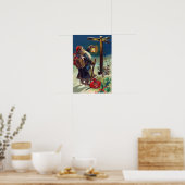 Poster Vieux-Monde Père Noël (Cuisine)
