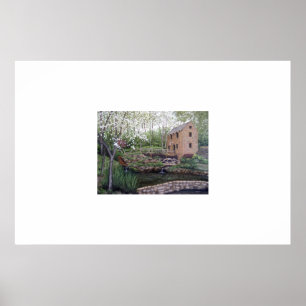 Poster Vieux moulin