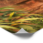 Poster Vieux mur de brique cassé (Coin)