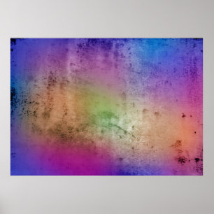 Poster Vieux mur de couleur grunge fond abstrait, antique
