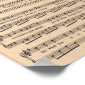 Poster Vieux Noël Jingle Bells (Coin)