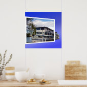 Poster Vieux Paddle Steamer Popout Art, (Cuisine)