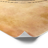 Poster Vieux papier | Brevet photo (Coin)