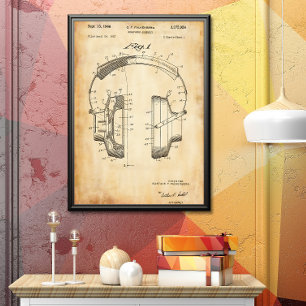 Poster Vieux papier   Casques