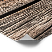 Poster Vieux Patiné Rotten Cracké Noir grossier G (Coin)