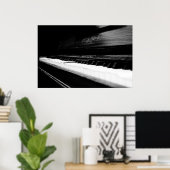 Poster Vieux piano (Bureau à domicile)