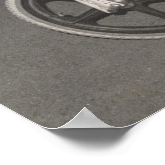 Poster Vieux pilote BMX freestyle, 1986 (Coin)