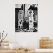 Poster Vieux Pompes à gaz (Cuisine)