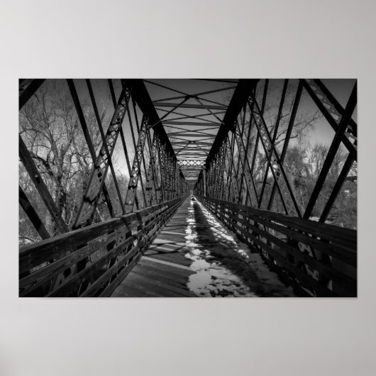 Poster Vieux pont ferroviaire (Devant)