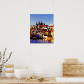 Poster Vieux Prague. République tchèque. (Cuisine)