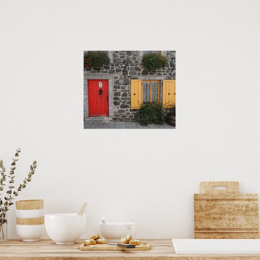 Poster Vieux-Québec, Canada (Cuisine)