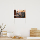 Poster Vieux serrure de porte en laiton (Cuisine)