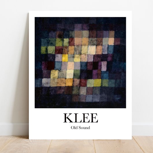 Poster Vieux son par Paul Klee