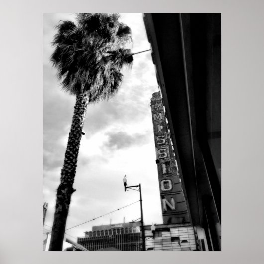 Poster Vieux théâtre de mission San Francisco (Devant)