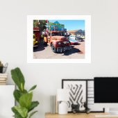 Poster Vieux véhicules à Seligman, route 66 (Bureau à domicile)