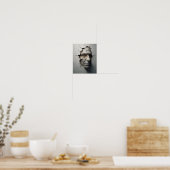 Poster Vieux Visage De La Personne Profondant De L'Ancien (Cuisine)