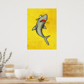 Poster Vieux voilier requin (Cuisine)