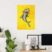 Poster Vieux voilier requin (Bureau à domicile)