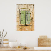 Poster Vieux volets de fenêtres croates (Cuisine)