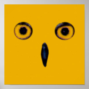 Poster Vieux yeux sages de hibou