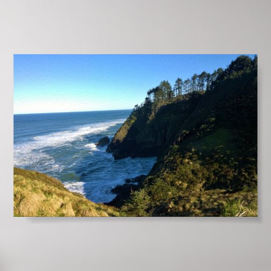 Poster View from North Head Lighthouse, Washington (Devant)