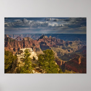 Poster View from North Rim Visitor Center - Grand