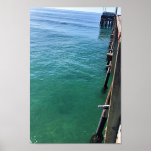 Poster View from the Pier, Newport Beach, California