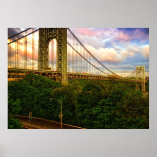 Poster View looking South - West from Manhattan