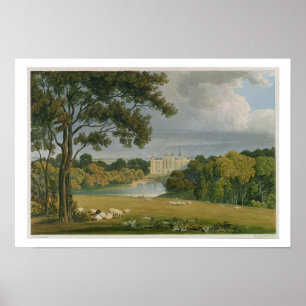 Poster View of Burghley House, seat of the Marquis of Exe