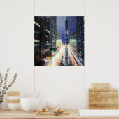 Poster View of financial district buildings (Cuisine)