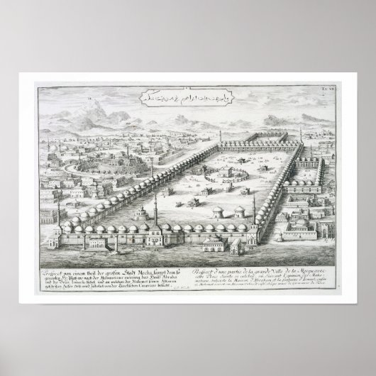 Poster View of Mecca, from 'Projet de (Devant)