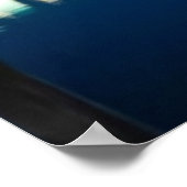 Poster View of skyline with reflection in water, Miami (Coin)