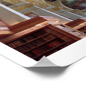 Poster View of the coffered Library ceiling with gilded s (Coin)