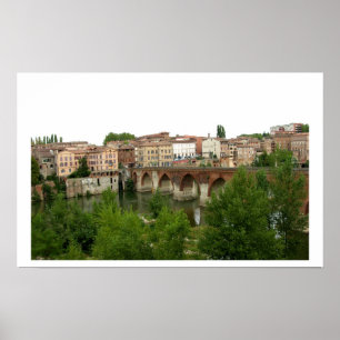 Poster View of the old bridge (photo)