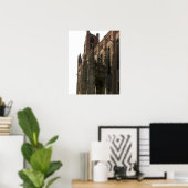 Poster View of the right side with the canopied porch (Bureau à domicile)