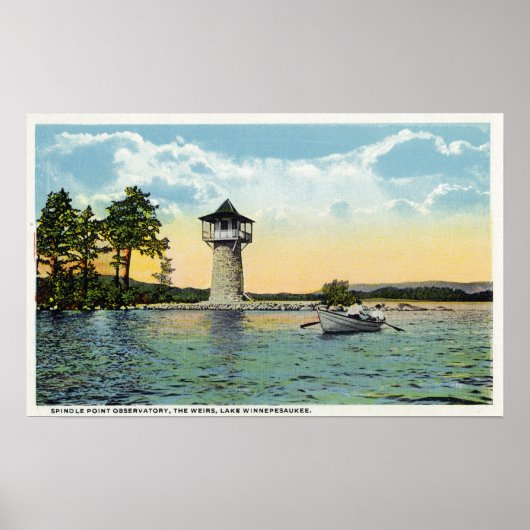 Poster View of the Spindle Point Observatory, the (Devant)