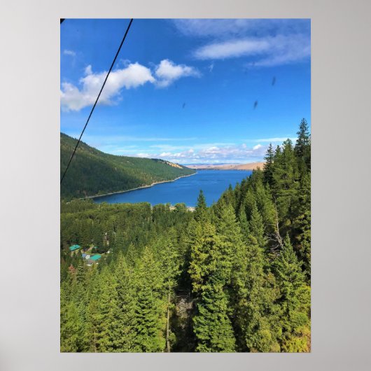 Poster View of Wallowa Lake (Devant)