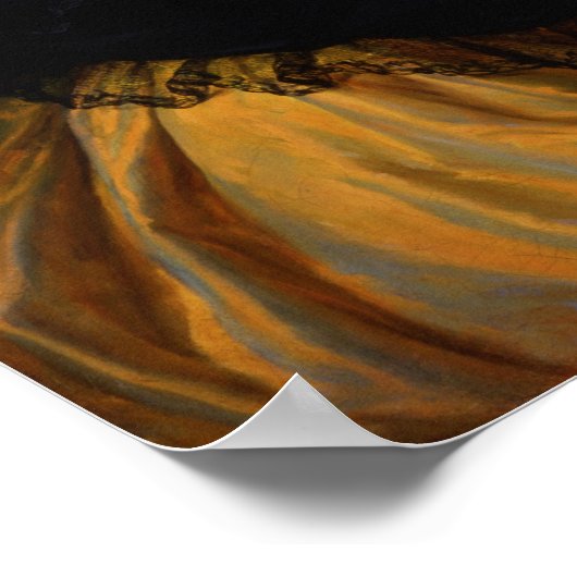 Poster Vigée Le Brun - Lady Plier Une Lettre (Coin)