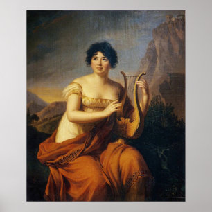 Poster Vigée Le Brun - Madame De Stael en Corinne