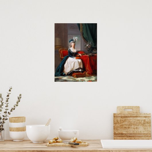 Poster Vigée Le Brun - Marie Antoinette (Cuisine)