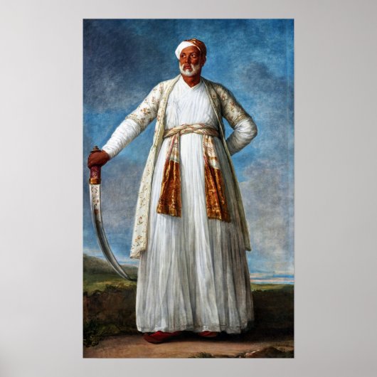 Poster Vigée Le Brun - Portrait De Mohammed Dervish Khan (Devant)