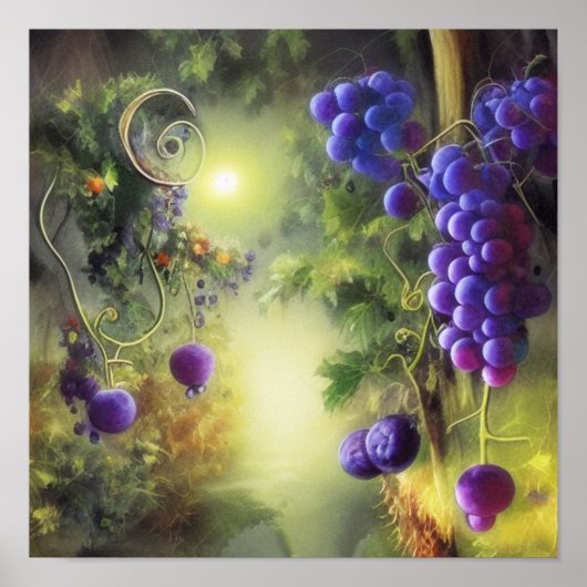 Poster Vigne vierge tendre (Devant)