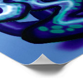 Poster Vignes torsadées (Coin)